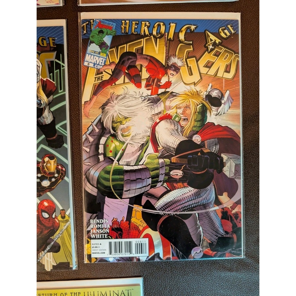 The Avengers #1 2 3 4 The Heroic Age 1st Azari Lot Bendis NM (2010 Marvel) - Picture 7 of 9